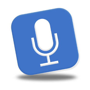 AI voice-to-text expense logging icon for hands-free budget tracking.