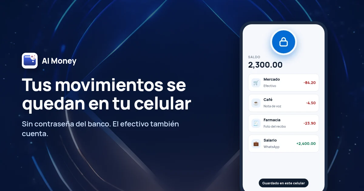 AI Money, app de finanzas sin conectar el banco: el registro de gastos se queda en tu celular